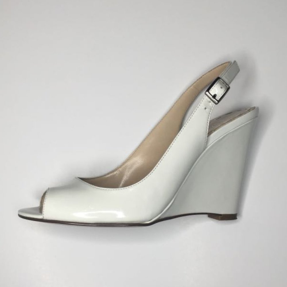 Enzo Angiolini Women's Eapadi White Wedge